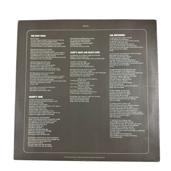 Jackson Browne – The Pretender (1976) Vinyl LP – Asylum Records 7E-1079 - Picture 8 of 8